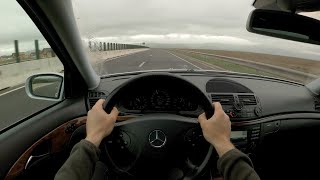 2005 Mercedes Benz E200 Kompressor  POV Drive Binaural Audio [upl. by Earized]