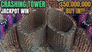 💰MUST WATCH 200 QUARTER CHALLENGE 5000000000 BUY IN HIGH RISK COIN PUSHER HUGE WIN [upl. by Takakura]