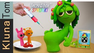 Incredibox Sprunki  Poor GREEN VINERIAS food Clay Food ASMR mukbang animation [upl. by Arannahs]