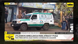 Tres detenidos por millonario asalto en Naranjal usaron una ambulancia para huir [upl. by Melissa849]