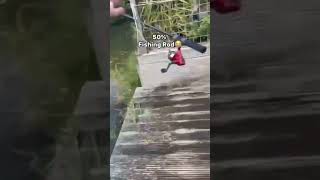 🤔fishing rod 😱 shorts viralvideo comedyvideos [upl. by Richmal576]