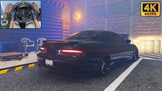 Rotary Swapped Toyota Soarer GT 97  Forza Horizon 5  Steering Wheel Gameplay 4K [upl. by Aicelaf891]