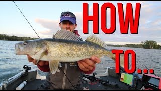 How to Catch Walleyes  Chippewa Flowage  Hayward Wisconsin [upl. by Ayam]