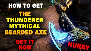 Where to get new axe THE THUNDERER MYTHICAL BEARDED AXE  mythical axe ac valhalla new weapon [upl. by Drona302]