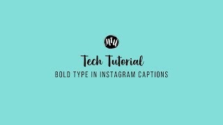 Easily add bold text to your Instagram captions [upl. by Moth]