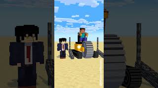 HELP Herobrine From How Much Bedrock To Stop Them friendship trending anime minecraftshorts [upl. by Saidel]