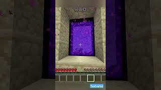 Gw Menemukan Portal Dunia Free Fire Clock Tower Di Minecraft minecraft shorts [upl. by Eleaffar82]