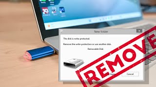 How to Remove Write Protection on Windows 10 [upl. by Aneelas]