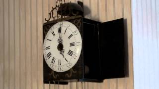 French Comtoise Clock 1755 [upl. by Nnylasor]