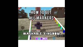 All markers in washable kingdom  find the markers [upl. by Ecinaj819]