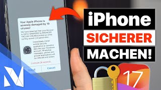 iPhone SICHERER MACHEN Schutz vor Hackern Betrügern amp Viren  Tipps amp Tricks  NilsHendrik Welk [upl. by Llehsad]