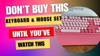 WIRELESS KEYBOARD AND MOUSE REVIEW [upl. by Margetts]