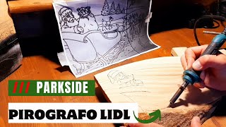 Pirografo PARKSIDE LIDL [upl. by Leirraj]