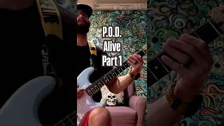 POD  Alive⚡️Guitar Cover pod numetal guitarplayer guitarcover guitarlesson [upl. by Marquez]