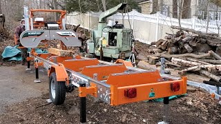 Saw milling  Norwood Lumberpro HD36 Sawmill Construction Time lapse [upl. by Jacquet]