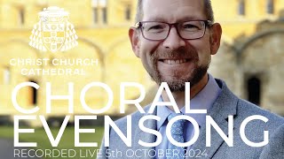 Choral Evensong  Recorded live Saturday 5th October 2024 [upl. by Anivol908]