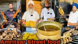 5 Best Non Veg Food In Amritsar  Street Food  Pettoo Singh [upl. by Lowson]