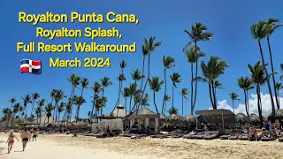 Royalton Punta Cana  Royalton Splash full Resort Walkaround [upl. by Cesar]