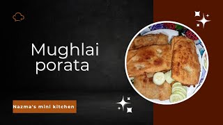 Mughlai Porata🧡subscribe food recipe vairalvideo mughlaieggparatha [upl. by Staley]