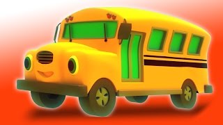 Roues sur le bus  3D Comptine  3D Nursery Rhyme For Kids  The Wheels on the Bus [upl. by Lazor]