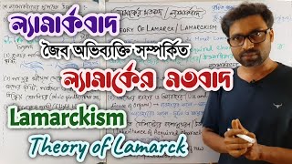 Lamarckism Lamarcks Theory of Evolution in Bengali  অভিব্যক্তি ল্যামার্কবাদ ল্যামার্কের মতবাদ [upl. by Atinrahc]