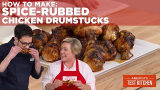 How to Make Grilled SpiceRubbed Chicken Drumsticks [upl. by Blight]