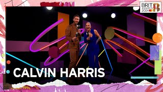 Calvin Harris Thanks Danny Rampling For Shaping His Taste in Music  The BRIT Awards 2024 [upl. by Jerald997]