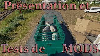 PS4  XBOX  PC  FS19  Présentation et Tests de Mods [upl. by Adnahc]