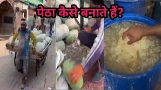 पेठा कैसे बनता है  Petha Kaise Banaya Jata Hai  Petha Making Video  Indian Sweet Petha Making [upl. by Prosperus]