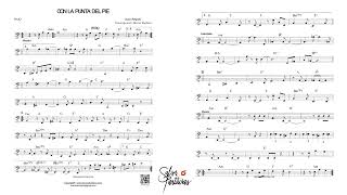 CON LA PUNTA DEL PIE ISAAC DELGADO Sheet Music for Orchestra SALSA PARTITURAS [upl. by Dianuj]