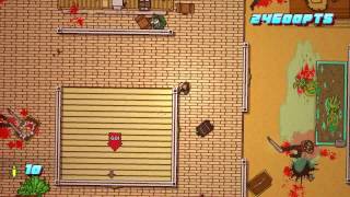 Hotline Miami 2  Scene 14  Stronghold  A Walkthrough [upl. by Ahsiemac]