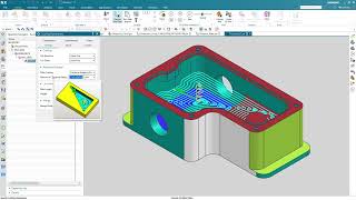 Planar Milling Adaptive Pattern for Faster Roughing [upl. by Nylisoj]