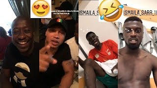 RUSSIE 2018 ISMAILA SARR CHANTE MBAYE NIANG FADIGA ET DIOUF EN RUSSIE LHOTEL DES LIONS 7 [upl. by Eilyw]