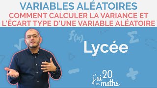 Calculer la variance et lécart type dune variable aléatoire  Variables aléatoires  Lycée [upl. by Yesteb]