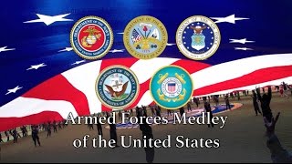 US Military Songs United States Armed Forces Medley [upl. by Acinom]