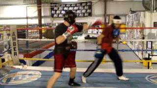 Amateur Sparring Robert Sherman vs Louis Mendoza [upl. by Katy]