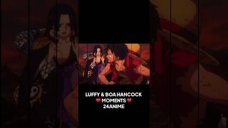 Luffy X Boa Hancock Moments ♥️♥️♥️💯 onepiece luffy anime [upl. by Illah930]