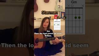 Beginner Easy David Bowie Starman Tutorial 🎸 shorts easytutorial [upl. by Naloj]