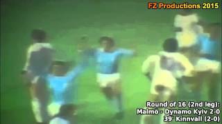 19781979 European Cup Malmö FF All Goals Road to the Final [upl. by Kotick440]