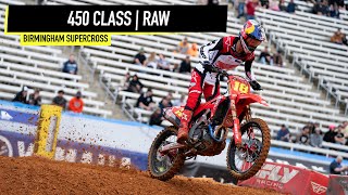 2024 Birmingham Supercross  450 Class Timed Qualifying RAW [upl. by Nylarej]