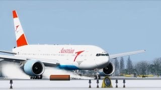 FSX Austrian A380 amp Boeing 777  Vienna  HD [upl. by Ebehp]