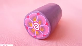 Millefiori cane Tropycal  Polymer clay tutorial [upl. by Savage]