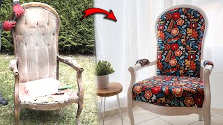 RESTAURATION EXTRÊME DUN FAUTEUIL VOLTAIRE  TUTO [upl. by Eiramave]