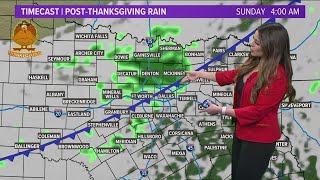 DFW weather  Large cold front moving into North Texas through Saturday Sunday in 14 day forecast [upl. by Irat]