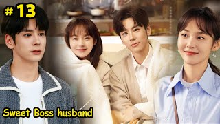 Part13  Sweet boss ❤ Employee Relation amp Husband Wife in Private  Chinese drama explain In Hindi [upl. by Llerrehs705]