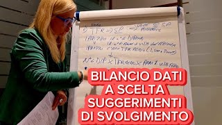 BILANCIO DATI A SCELTA SUGGERIMENTI PER UNO SVOLGIMENTO RAPIDO ed EFFICACE [upl. by Oiligriv17]