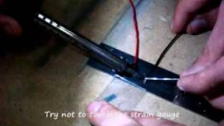 strain gauge installation [upl. by Mintun]