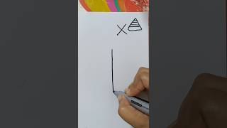 How To Draw pyramid Step by Step shorts shortsfeed [upl. by Lawler369]