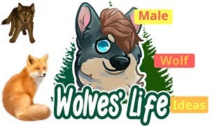 Roblox  Wolves life 3  Male Wolf Ideas [upl. by Morice]