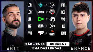 LIVE COMPLETA ILHA DAS LENDAS CBLOL amp LCS LOS x RED  LLL x VKS [upl. by Cocke495]